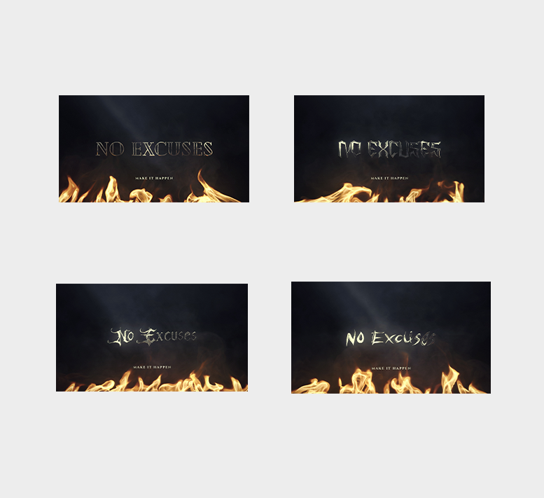 MOTIVATIONAL NO EXCUSES WALLPAPER PACK