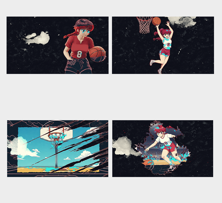 URBANSTYLE RANMA1/2 BASKETBALL WALLPAPER PACK