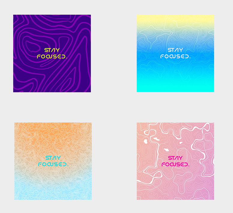 MOTIVATIONAL STAY FOCUSED WALLPAPER PACK