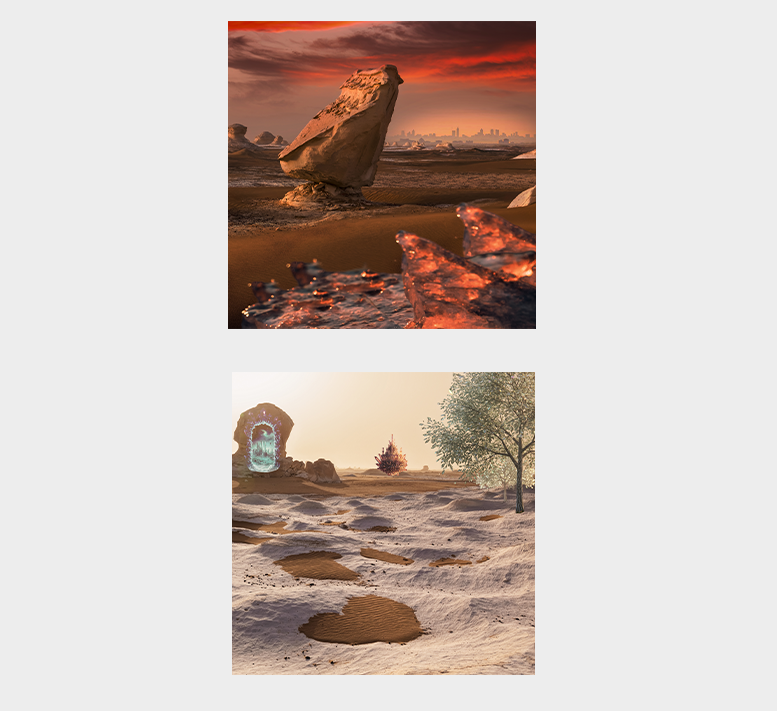WHITE DESERT THEME WALLPAPER PACK
