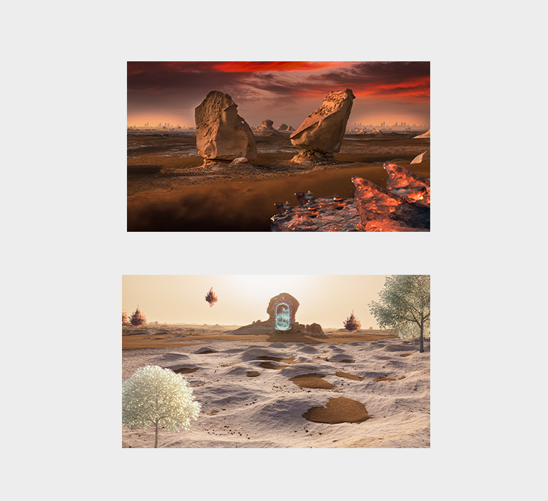 WHITE DESERT THEME WALLPAPER PACK