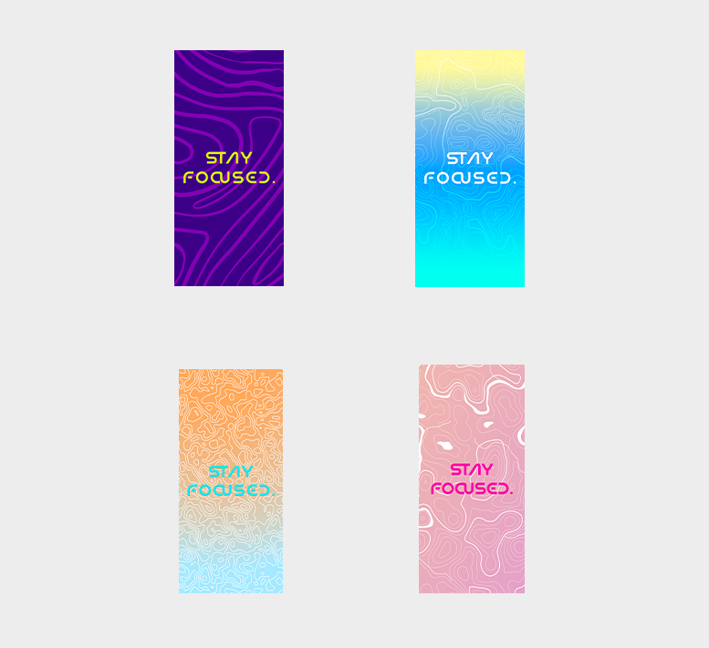 MOTIVATIONAL STAY FOCUSED WALLPAPER PACK