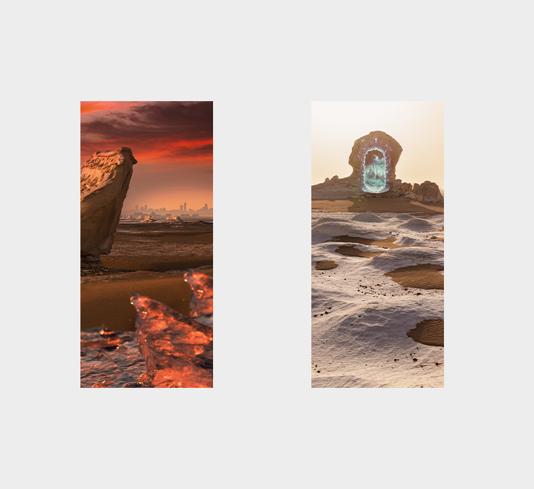 WHITE DESERT THEME WALLPAPER PACK